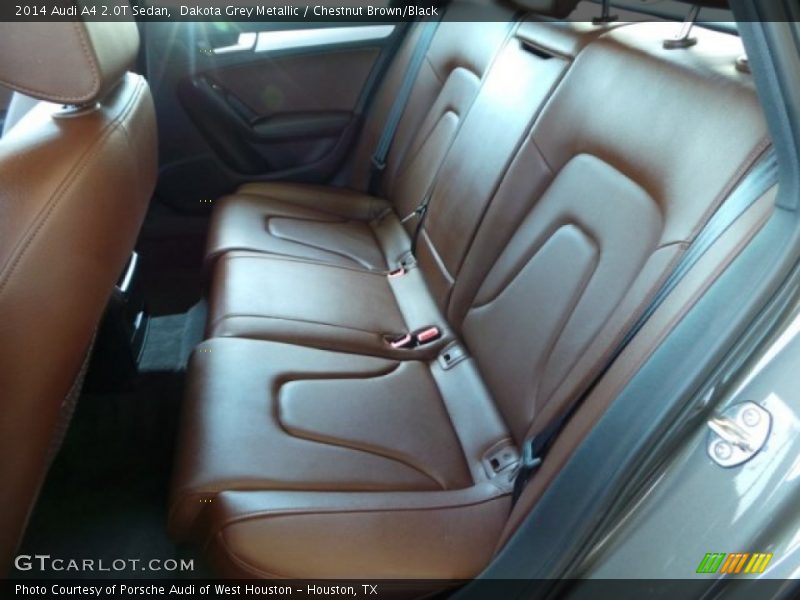 Dakota Grey Metallic / Chestnut Brown/Black 2014 Audi A4 2.0T Sedan
