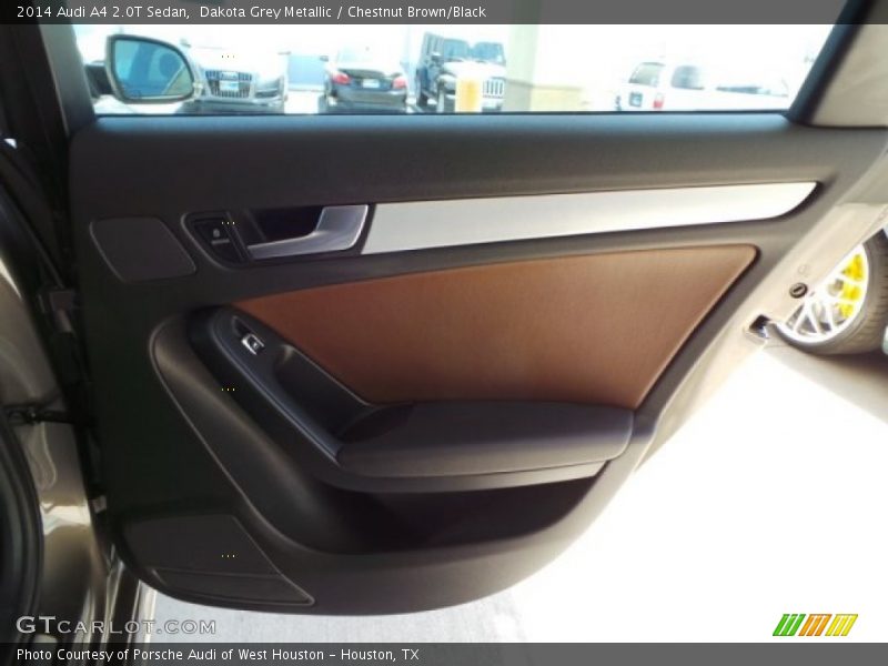 Dakota Grey Metallic / Chestnut Brown/Black 2014 Audi A4 2.0T Sedan