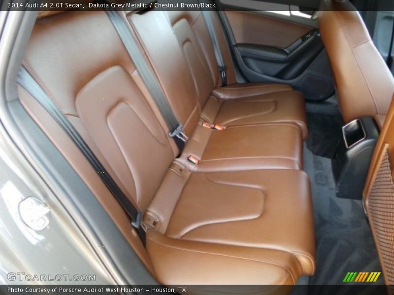 Dakota Grey Metallic / Chestnut Brown/Black 2014 Audi A4 2.0T Sedan