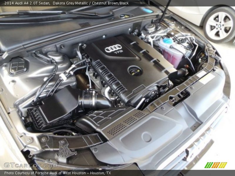 Dakota Grey Metallic / Chestnut Brown/Black 2014 Audi A4 2.0T Sedan