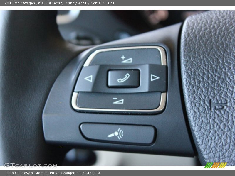 Candy White / Cornsilk Beige 2013 Volkswagen Jetta TDI Sedan