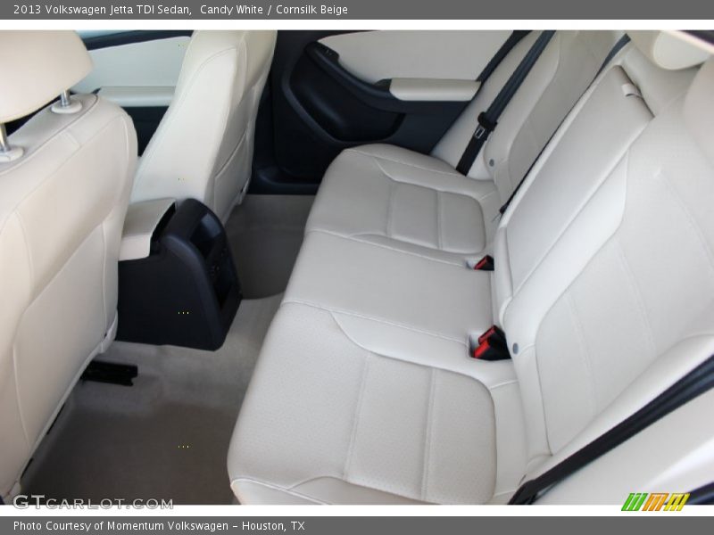 Candy White / Cornsilk Beige 2013 Volkswagen Jetta TDI Sedan