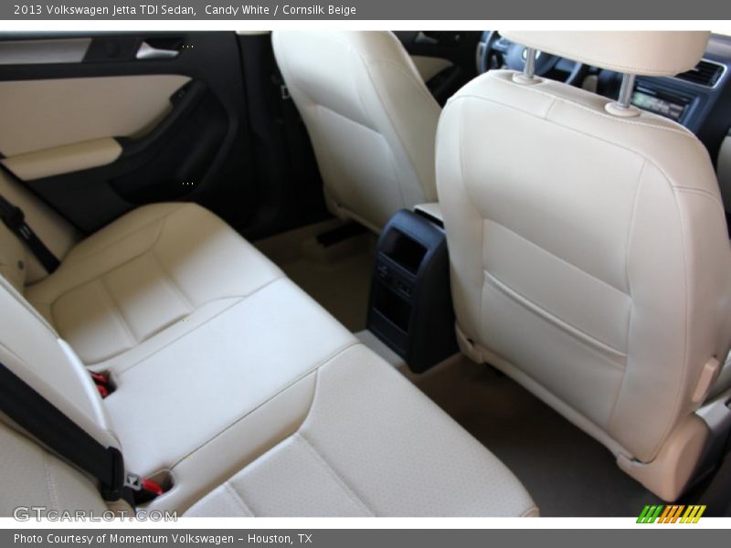 Candy White / Cornsilk Beige 2013 Volkswagen Jetta TDI Sedan