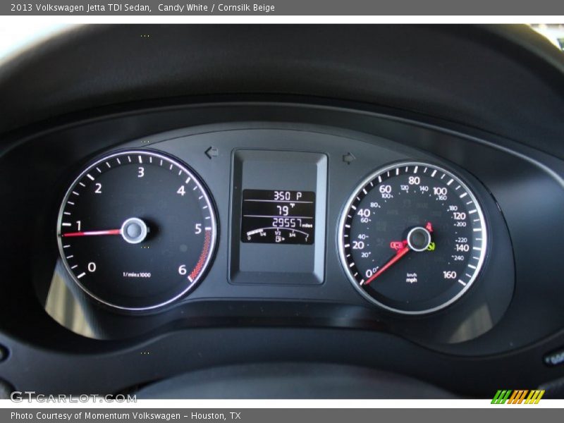 Candy White / Cornsilk Beige 2013 Volkswagen Jetta TDI Sedan