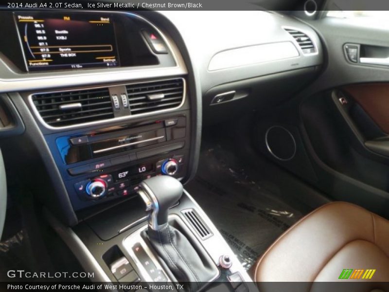 Ice Silver Metallic / Chestnut Brown/Black 2014 Audi A4 2.0T Sedan