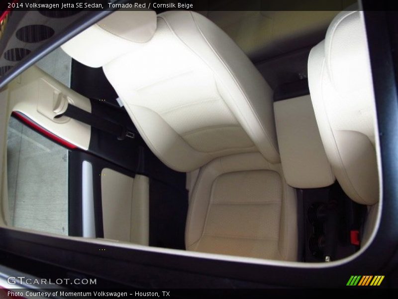 Tornado Red / Cornsilk Beige 2014 Volkswagen Jetta SE Sedan