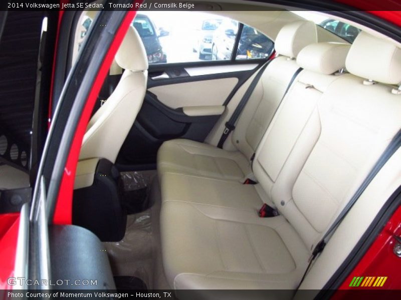 Tornado Red / Cornsilk Beige 2014 Volkswagen Jetta SE Sedan