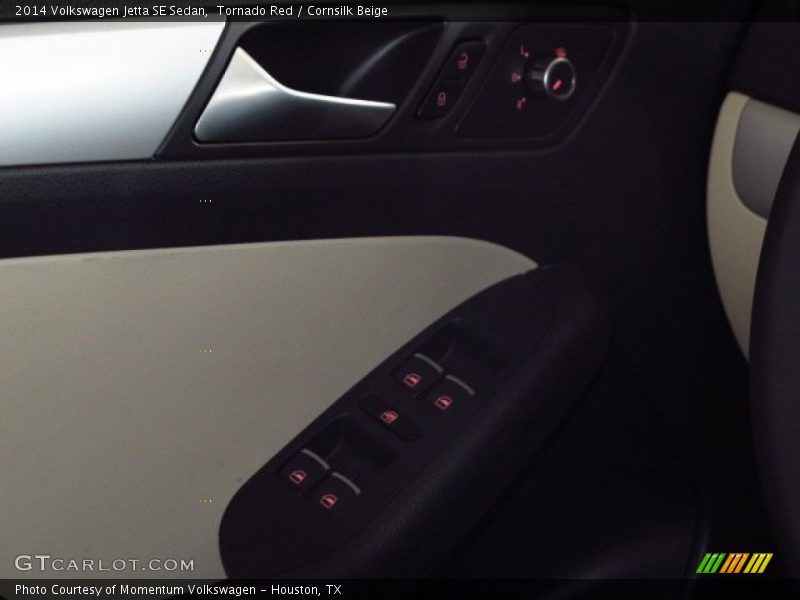 Tornado Red / Cornsilk Beige 2014 Volkswagen Jetta SE Sedan