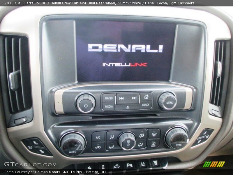 Controls of 2015 Sierra 3500HD Denali Crew Cab 4x4 Dual Rear Wheel