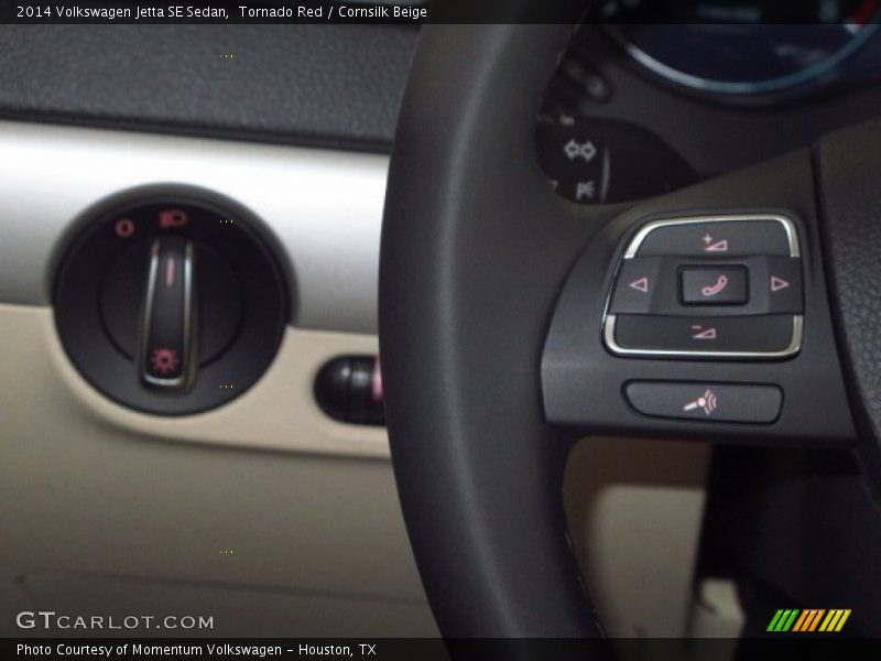 Tornado Red / Cornsilk Beige 2014 Volkswagen Jetta SE Sedan