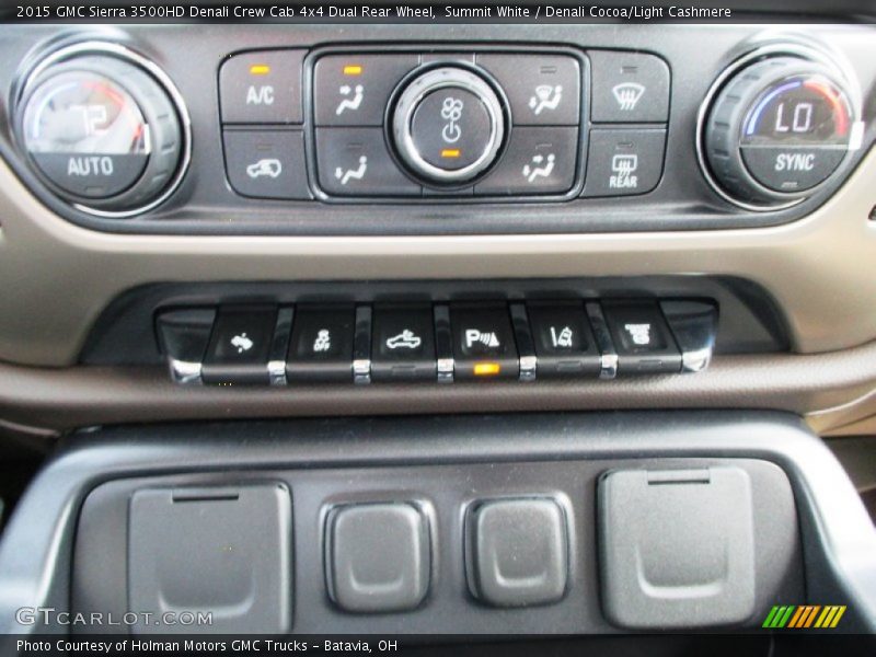 Controls of 2015 Sierra 3500HD Denali Crew Cab 4x4 Dual Rear Wheel