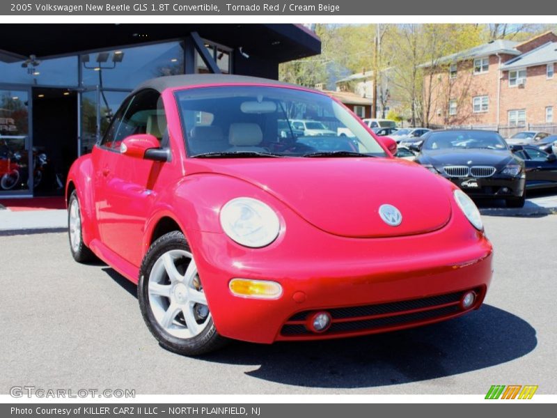 Tornado Red / Cream Beige 2005 Volkswagen New Beetle GLS 1.8T Convertible