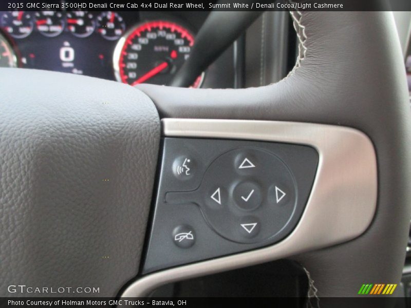 Controls of 2015 Sierra 3500HD Denali Crew Cab 4x4 Dual Rear Wheel