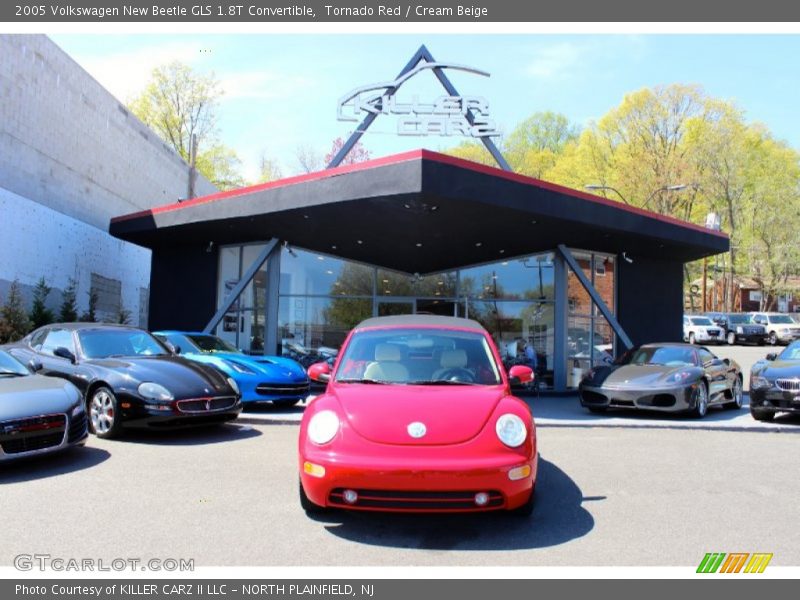 Tornado Red / Cream Beige 2005 Volkswagen New Beetle GLS 1.8T Convertible