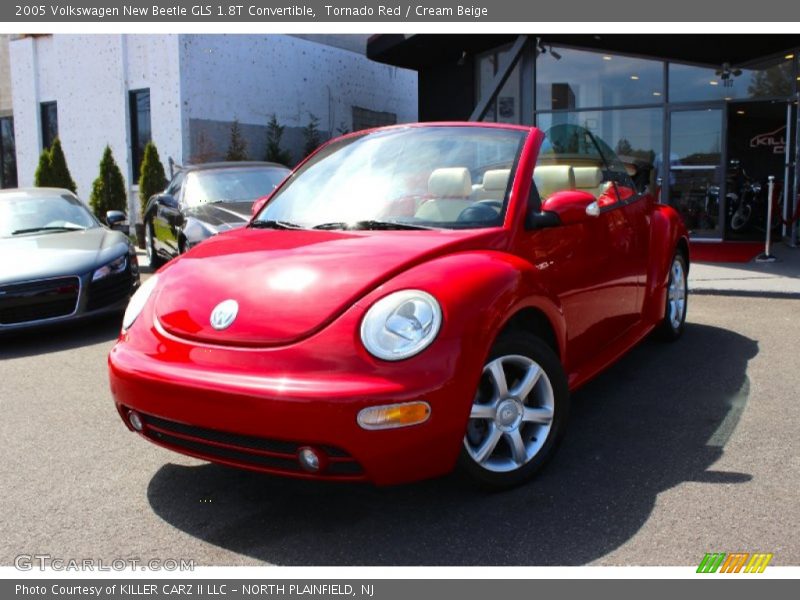 Tornado Red / Cream Beige 2005 Volkswagen New Beetle GLS 1.8T Convertible