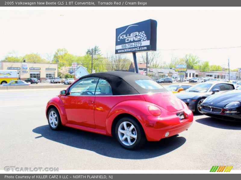 Tornado Red / Cream Beige 2005 Volkswagen New Beetle GLS 1.8T Convertible