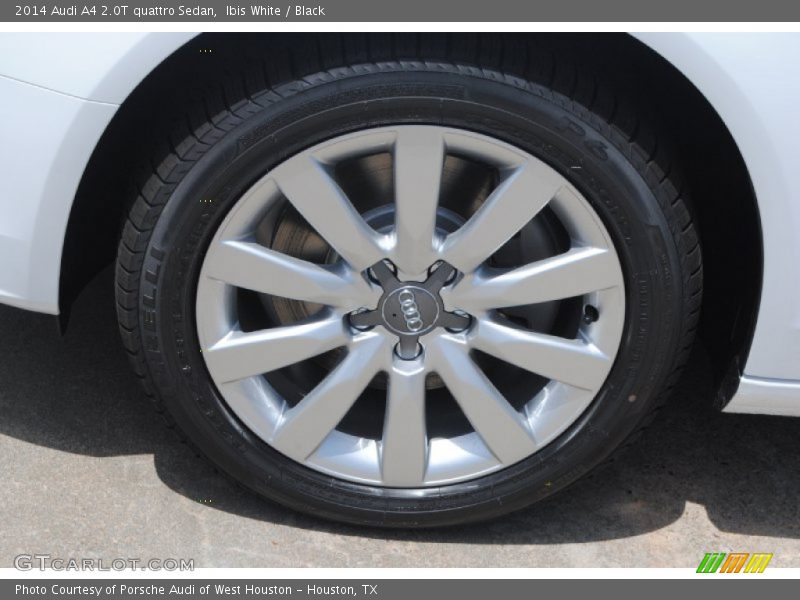 Ibis White / Black 2014 Audi A4 2.0T quattro Sedan