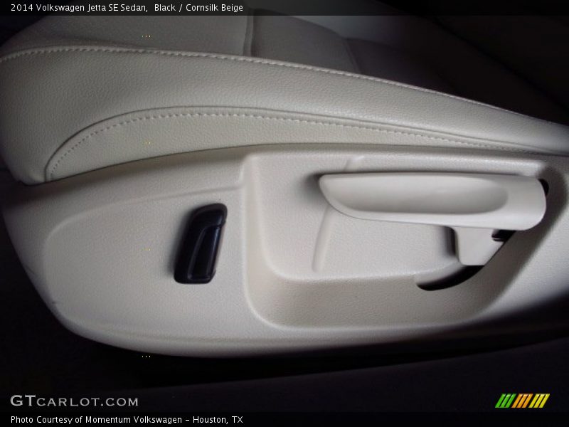 Black / Cornsilk Beige 2014 Volkswagen Jetta SE Sedan