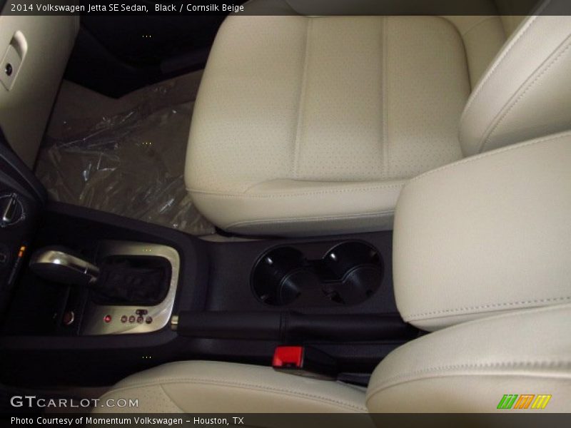 Black / Cornsilk Beige 2014 Volkswagen Jetta SE Sedan