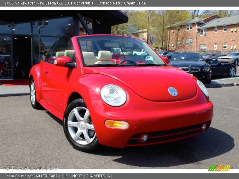 Tornado Red / Cream Beige 2005 Volkswagen New Beetle GLS 1.8T Convertible