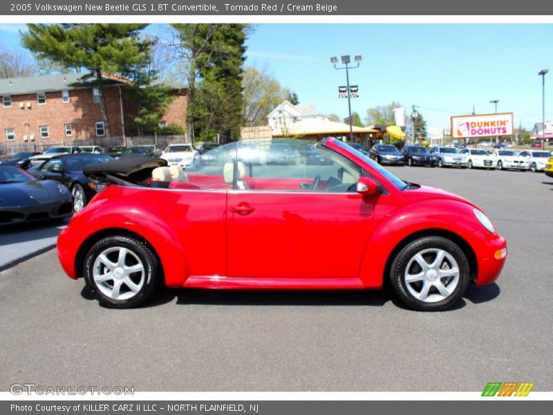 Tornado Red / Cream Beige 2005 Volkswagen New Beetle GLS 1.8T Convertible