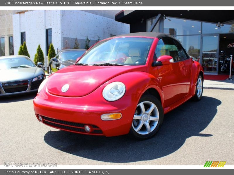 Tornado Red / Cream Beige 2005 Volkswagen New Beetle GLS 1.8T Convertible