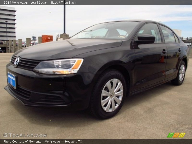 Black / Titan Black 2014 Volkswagen Jetta S Sedan