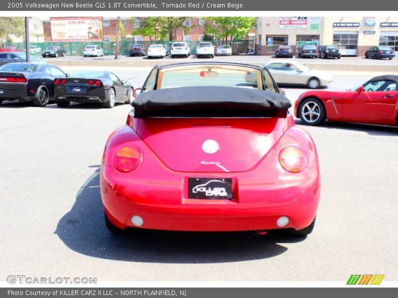 Tornado Red / Cream Beige 2005 Volkswagen New Beetle GLS 1.8T Convertible