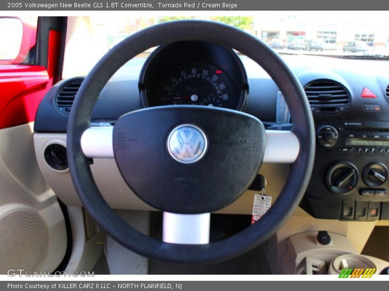 Tornado Red / Cream Beige 2005 Volkswagen New Beetle GLS 1.8T Convertible