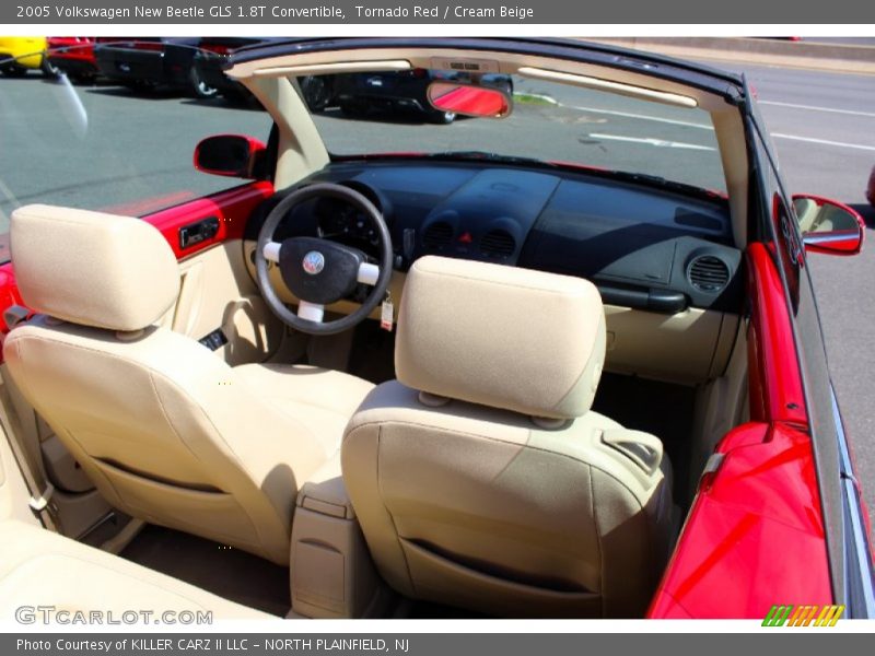 Tornado Red / Cream Beige 2005 Volkswagen New Beetle GLS 1.8T Convertible