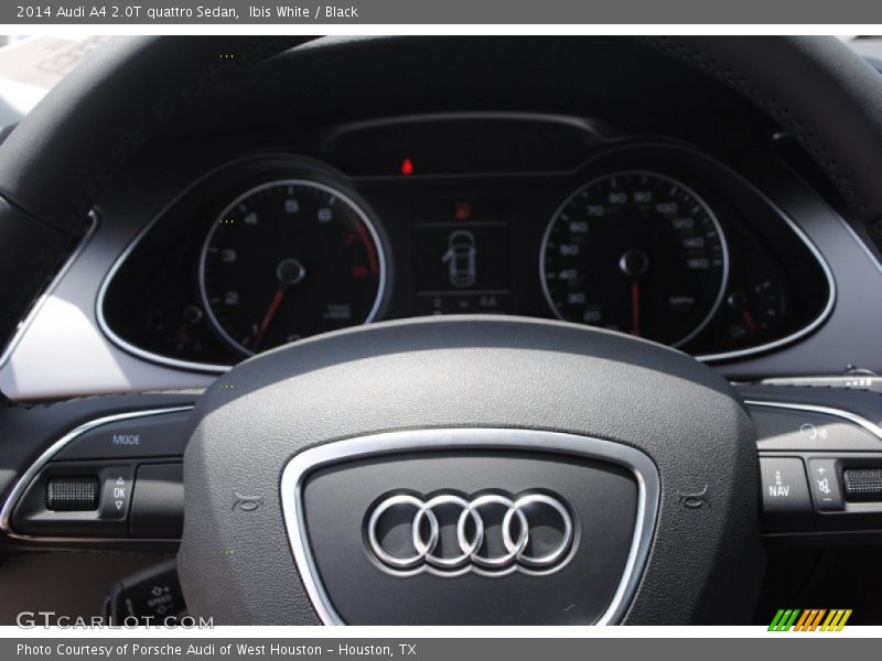 Ibis White / Black 2014 Audi A4 2.0T quattro Sedan