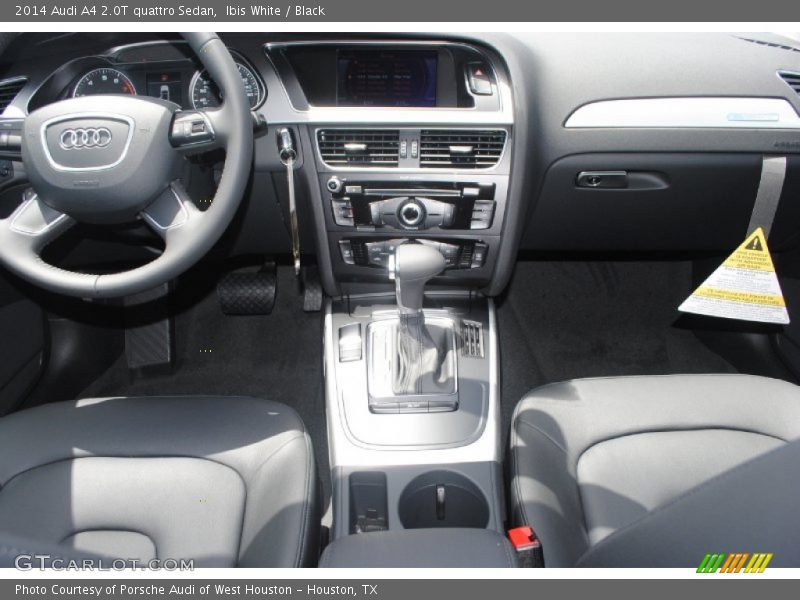 Ibis White / Black 2014 Audi A4 2.0T quattro Sedan