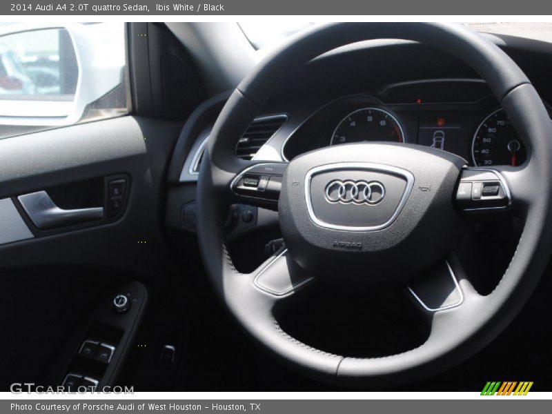 Ibis White / Black 2014 Audi A4 2.0T quattro Sedan