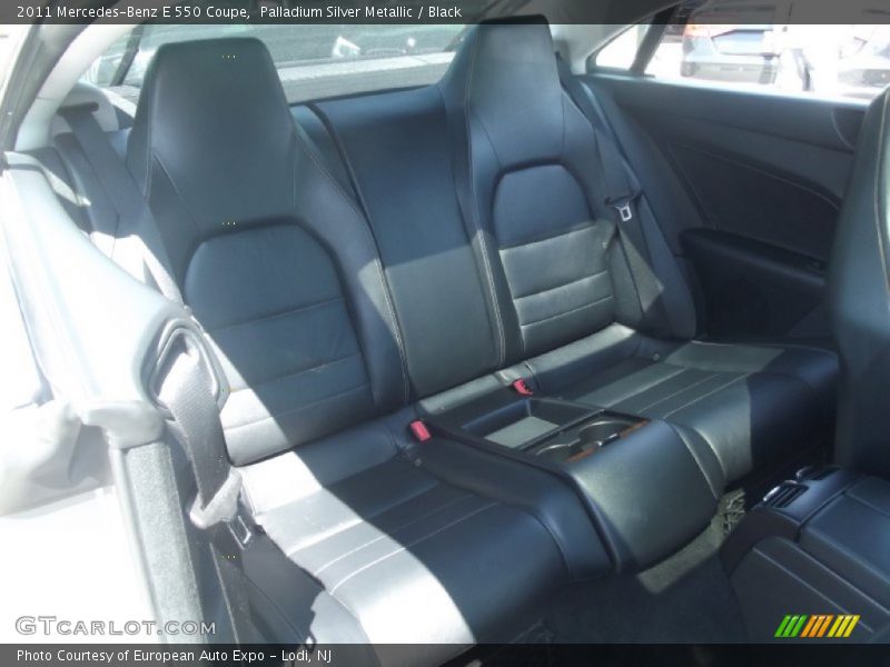 Palladium Silver Metallic / Black 2011 Mercedes-Benz E 550 Coupe