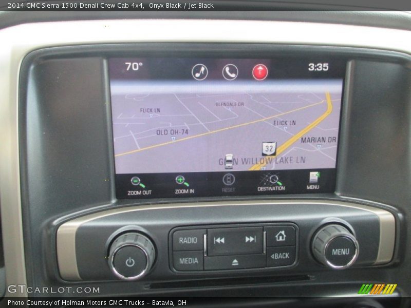 Navigation of 2014 Sierra 1500 Denali Crew Cab 4x4