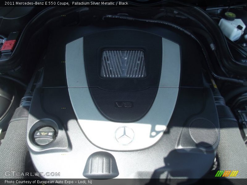 Palladium Silver Metallic / Black 2011 Mercedes-Benz E 550 Coupe