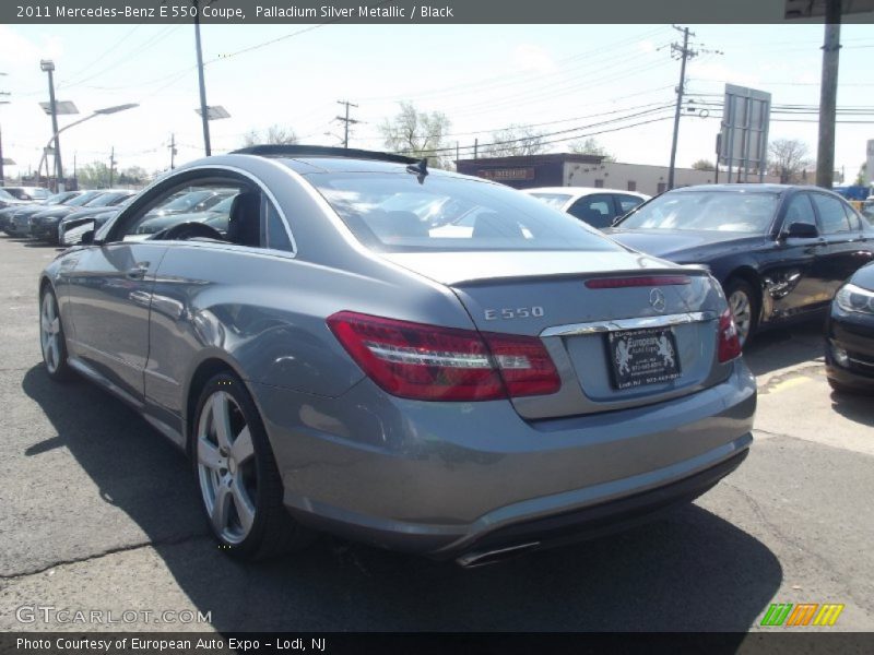 Palladium Silver Metallic / Black 2011 Mercedes-Benz E 550 Coupe