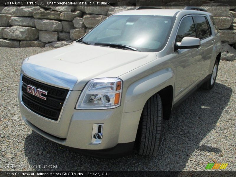 Champagne Silver Metallic / Jet Black 2014 GMC Terrain SLE