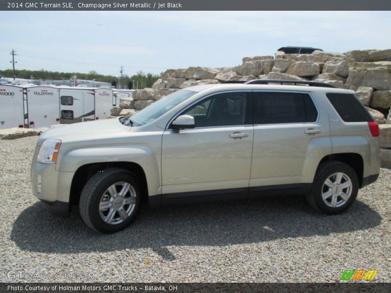 Champagne Silver Metallic / Jet Black 2014 GMC Terrain SLE
