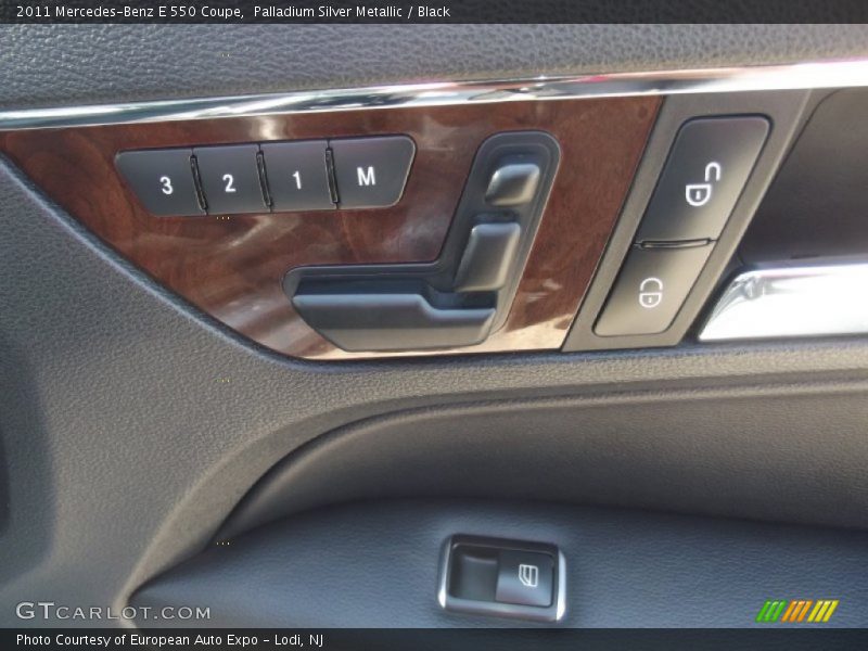 Palladium Silver Metallic / Black 2011 Mercedes-Benz E 550 Coupe