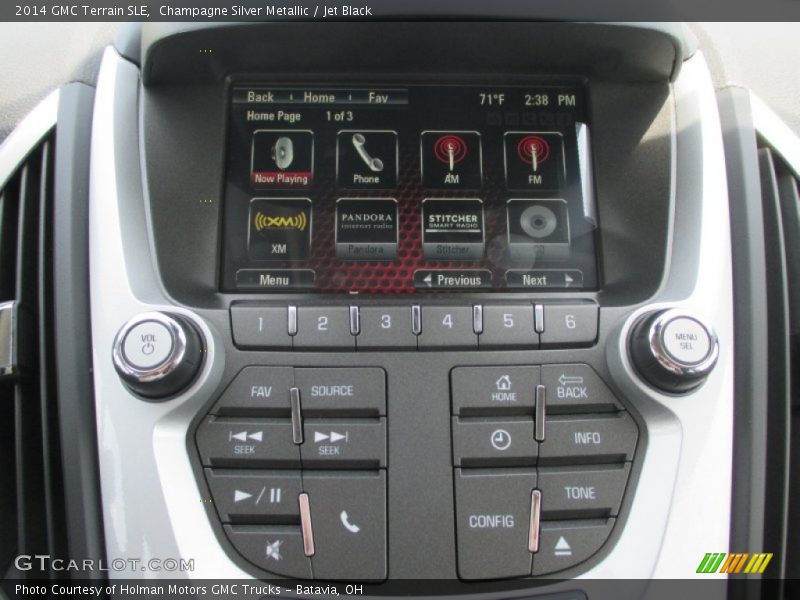 Champagne Silver Metallic / Jet Black 2014 GMC Terrain SLE