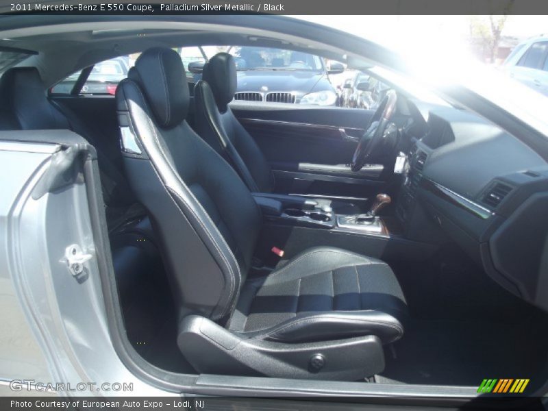 Palladium Silver Metallic / Black 2011 Mercedes-Benz E 550 Coupe