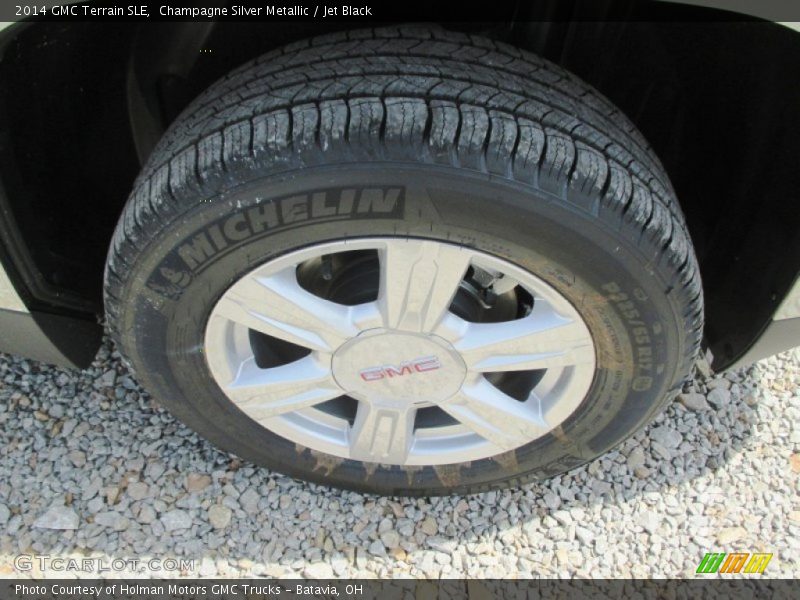 Champagne Silver Metallic / Jet Black 2014 GMC Terrain SLE