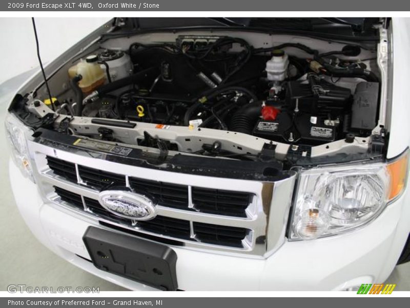 Oxford White / Stone 2009 Ford Escape XLT 4WD