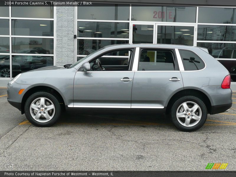 Titanium Metallic / Black 2004 Porsche Cayenne S