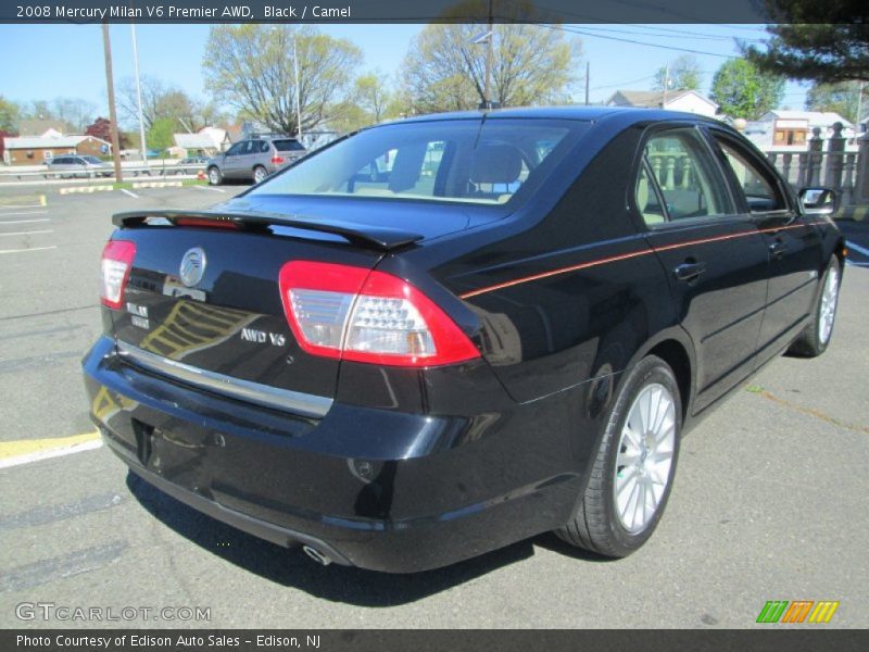 Black / Camel 2008 Mercury Milan V6 Premier AWD