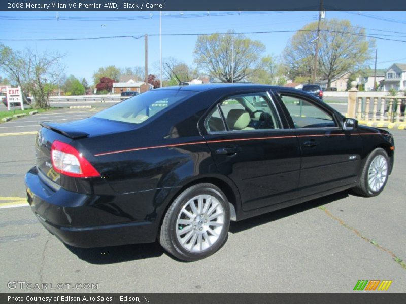 Black / Camel 2008 Mercury Milan V6 Premier AWD