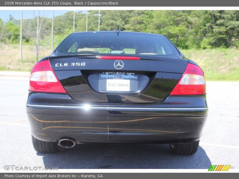 Black / Cappuccino/Black 2008 Mercedes-Benz CLK 350 Coupe