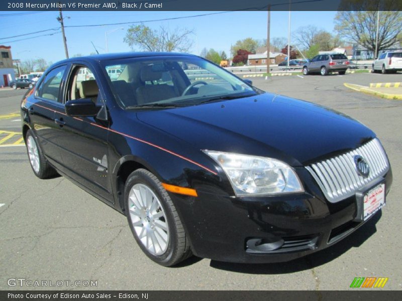 Black / Camel 2008 Mercury Milan V6 Premier AWD