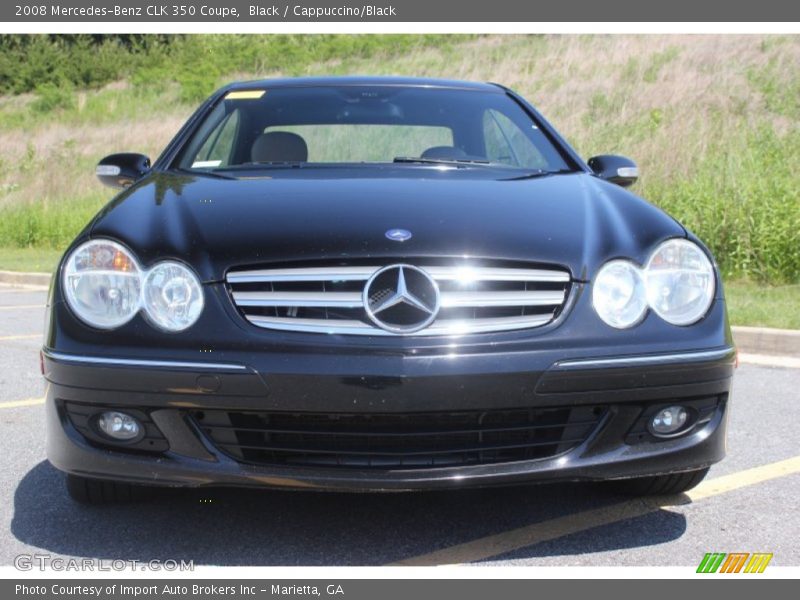 Black / Cappuccino/Black 2008 Mercedes-Benz CLK 350 Coupe